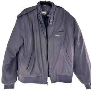 Vintage men's Members Only puffer coat XL navy blue 1980's winter jacket